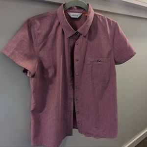 Orvis Women's shirt sleeve button down shirt. Size L EUC